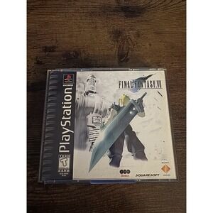 Final Fantasy VII (PlayStation  1) COMPLETE 3 Disk with Manual